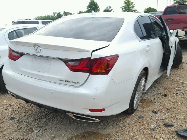 JTHCE1BL6D5014410 - 2013 LEXUS GS WHITE photo 4