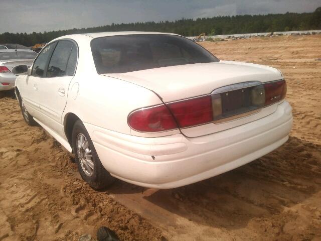 1G4HP52K244110441 - 2004 BUICK LESABRE WHITE photo 3