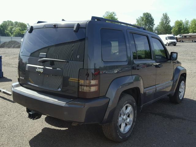 1J4PN2GKXBW543157 - 2011 JEEP LIBERTY GRAY photo 4