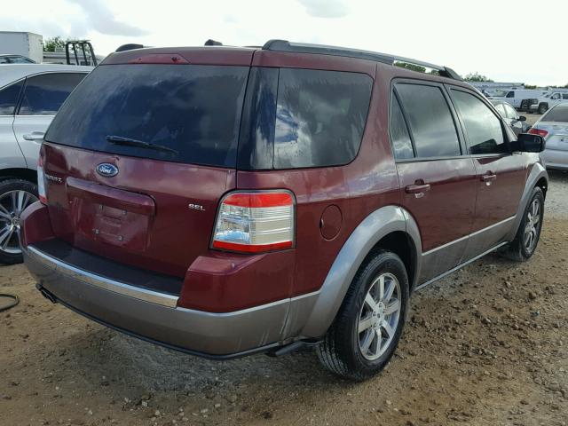 1FMDK02W18GA43600 - 2008 FORD TAURUS X S TWO TONE photo 4