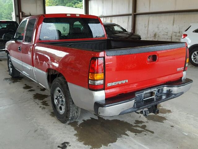 2GTEC19TX41127350 - 2004 GMC NEW SIERRA RED photo 3