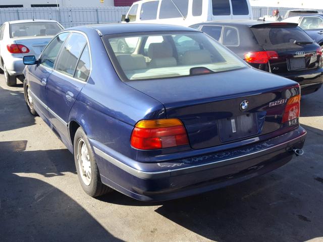 WBADD5326VBV50411 - 1997 BMW 528 I BLUE photo 3