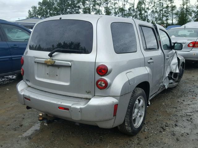 3GNDA13D78S529265 - 2008 CHEVROLET HHR LS SILVER photo 4