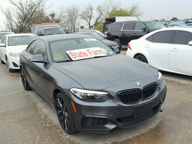 WBA1F9C57GV545542 - 2016 BMW 228 I GRAY photo 1