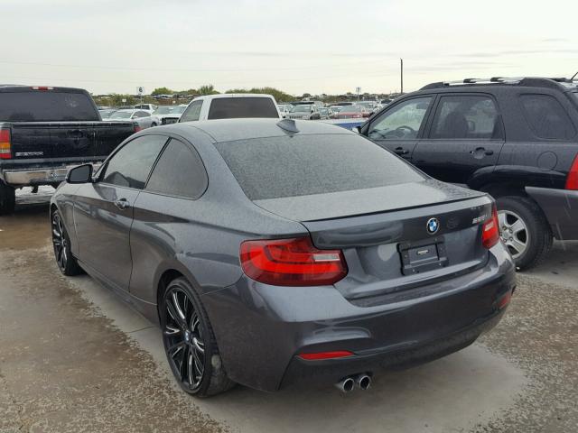 WBA1F9C57GV545542 - 2016 BMW 228 I GRAY photo 3