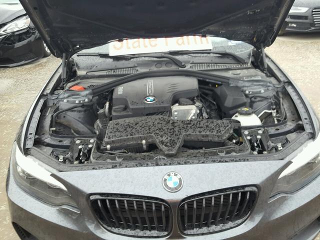 WBA1F9C57GV545542 - 2016 BMW 228 I GRAY photo 7