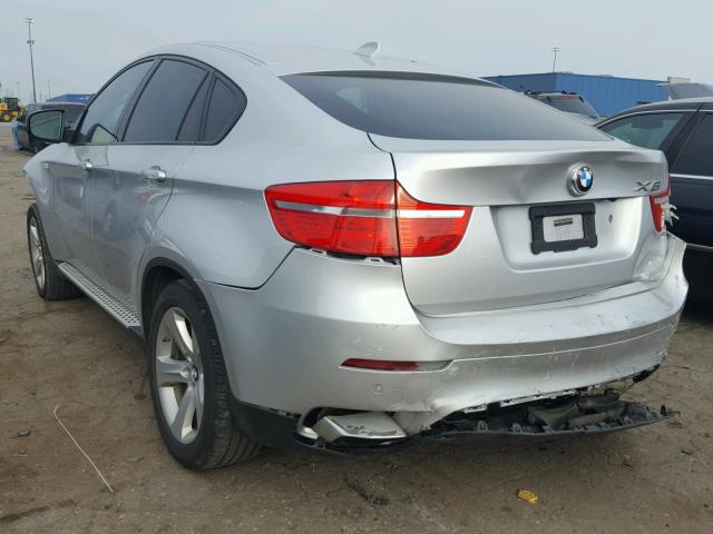 5UXFG8C59BLZ95809 - 2011 BMW X6 XDRIVE5 Gümüş fotoğraf 3