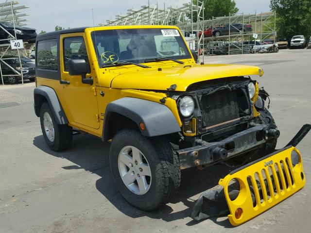 1J4AA2D16BL550590 - 2011 JEEP WRANGLER S YELLOW photo 1
