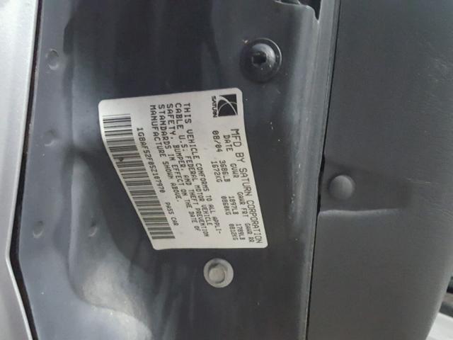 1G8AF52F05Z107970 - 2005 SATURN ION LEVEL GRAY photo 10