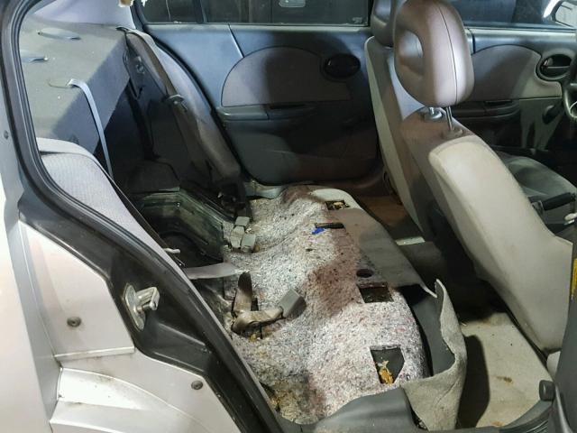 1G8AF52F05Z107970 - 2005 SATURN ION LEVEL GRAY photo 6