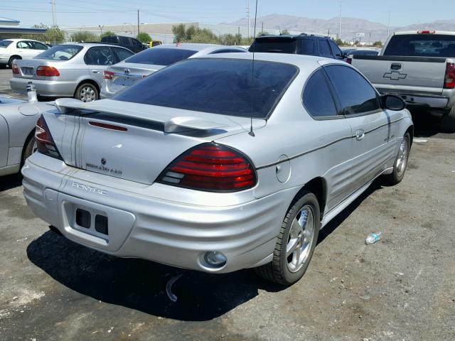 1G2NF12E22C134422 - 2002 PONTIAC GRAND AM SILVER photo 4