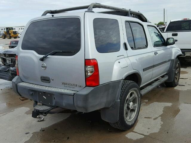 5N1MD28Y83C673550 - 2003 NISSAN XTERRA SILVER photo 4