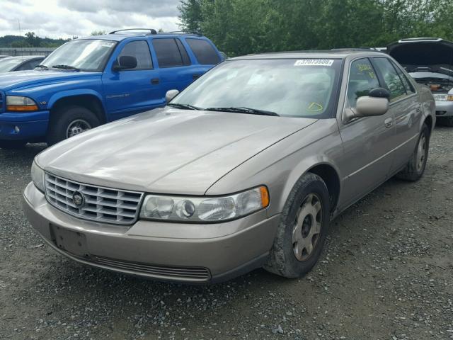 1G6KS54Y01U174891 - 2001 CADILLAC SEVILLE SL BEIGE photo 2