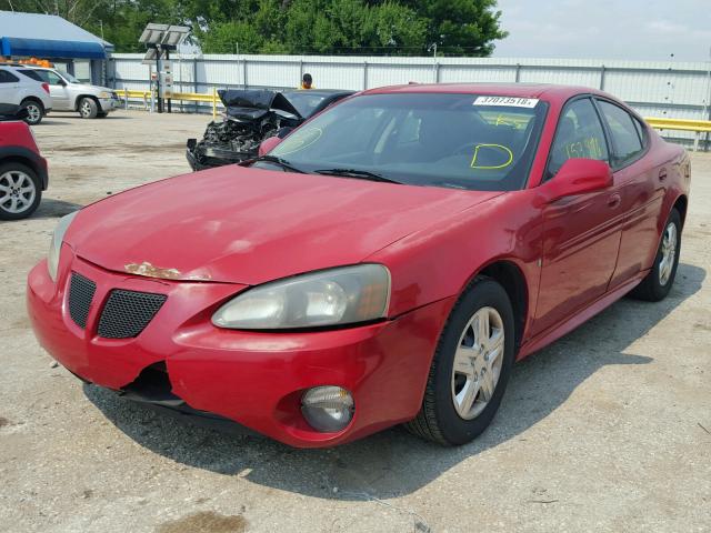2G2WP552681126638 - 2008 PONTIAC GRAND PRIX RED photo 2