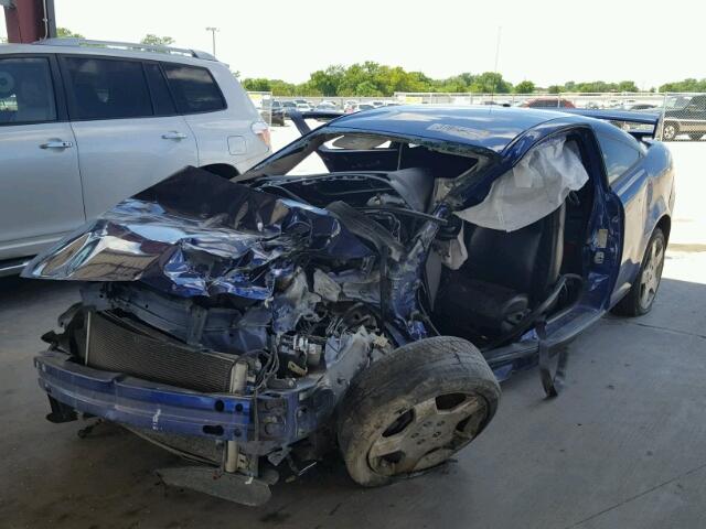 1G1AM18B567834598 - 2006 CHEVROLET COBALT SS BLUE photo 2