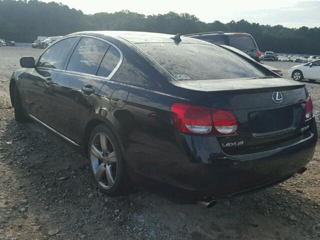 JTHBE96SX70024533 - 2007 LEXUS GS BLACK photo 3