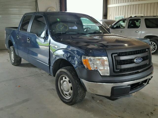 1FTEW1CMXDFB83936 - 2013 FORD F150 SUPER BLUE photo 1