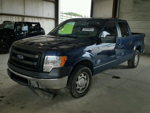 1FTEW1CMXDFB83936 - 2013 FORD F150 SUPER BLUE photo 2