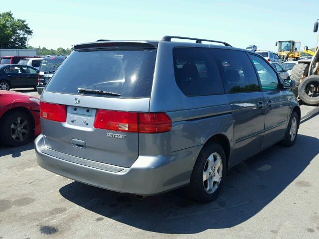 2HKRL18641H520509 - 2001 HONDA ODYSSEY EX GRAY photo 4