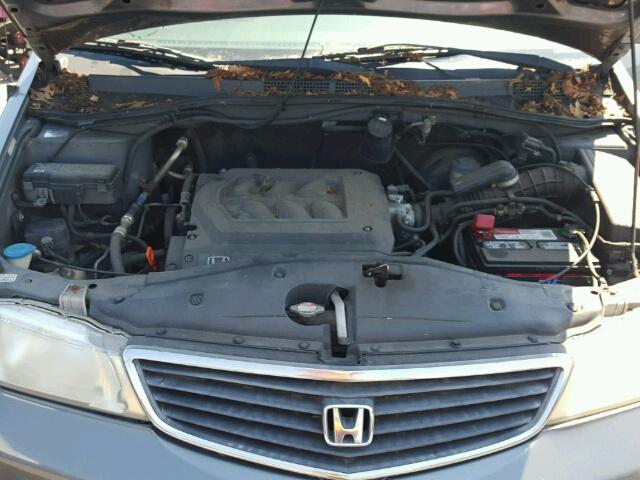 2HKRL18641H520509 - 2001 HONDA ODYSSEY EX GRAY photo 7