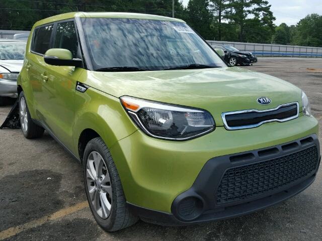 KNDJP3A54E7726020 - 2014 KIA SOUL + GREEN photo 1