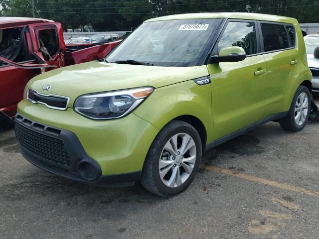 KNDJP3A54E7726020 - 2014 KIA SOUL + GREEN photo 2