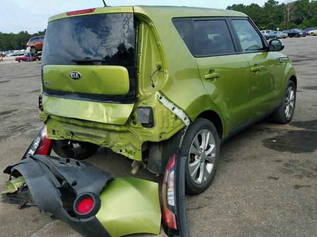 KNDJP3A54E7726020 - 2014 KIA SOUL + GREEN photo 4