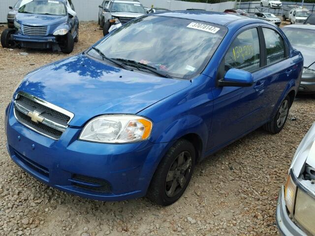 KL1TD5DE7AB120282 - 2010 CHEVROLET AVEO LS BLUE photo 2