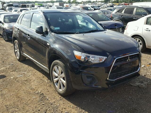 4A4AP3AU8DE011459 - 2013 MITSUBISHI OUTLANDER BLACK photo 1