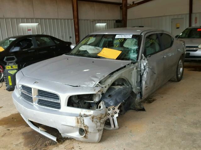 2B3KA53H76H530055 - 2006 DODGE CHARGER R/ SILVER photo 2