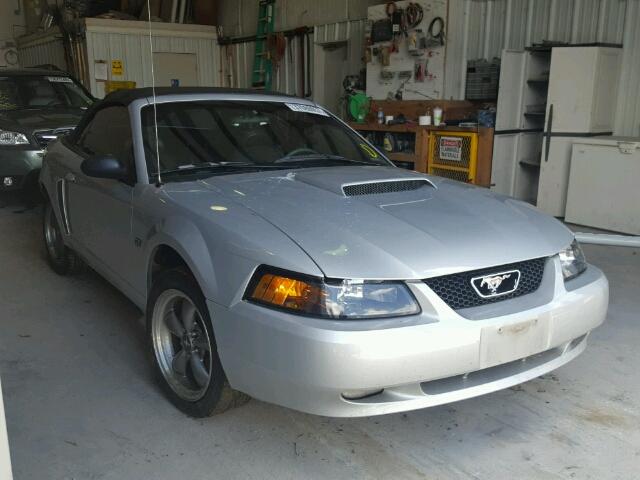 1FAFP45X23F448797 - 2003 FORD MUSTANG SILVER photo 1
