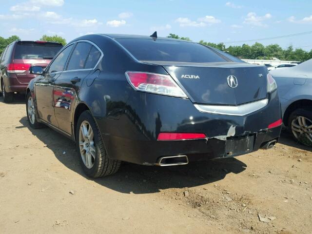 19UUA86269A003404 - 2009 ACURA TL BLACK photo 3