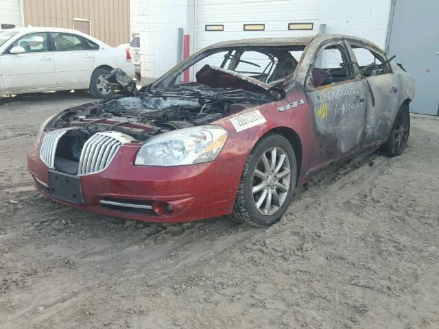 1G4HK5ES9BU126367 - 2011 BUICK LUCERNE SU RED photo 2