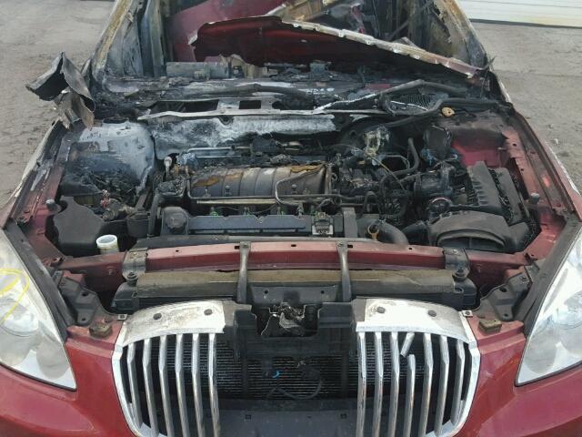 1G4HK5ES9BU126367 - 2011 BUICK LUCERNE SU RED photo 7