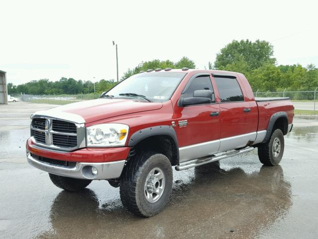 3D7MX39AX7G825288 - 2007 DODGE RAM 3500 RED photo 2