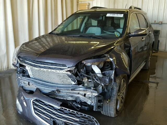 2GNFLGE39G6179225 - 2016 CHEVROLET EQUINOX GRAY photo 2