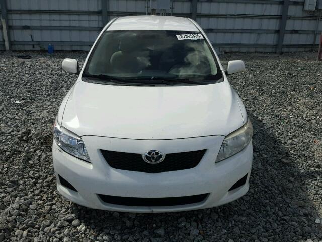 JTDBU4EE2AJ058549 - 2010 TOYOTA COROLLA WHITE photo 10