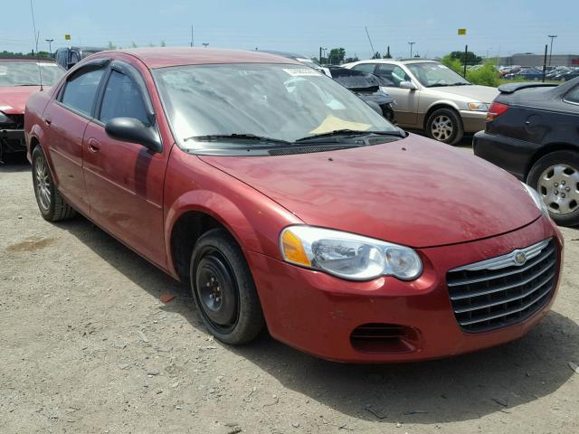 1C3AL46X36N242028 - 2006 CHRYSLER SEBRING RED photo 1