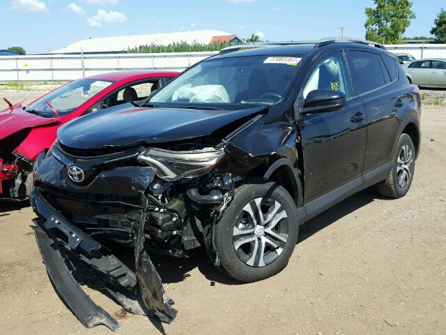 2T3BFREV3GW510252 - 2016 TOYOTA RAV4 LE BLACK photo 2