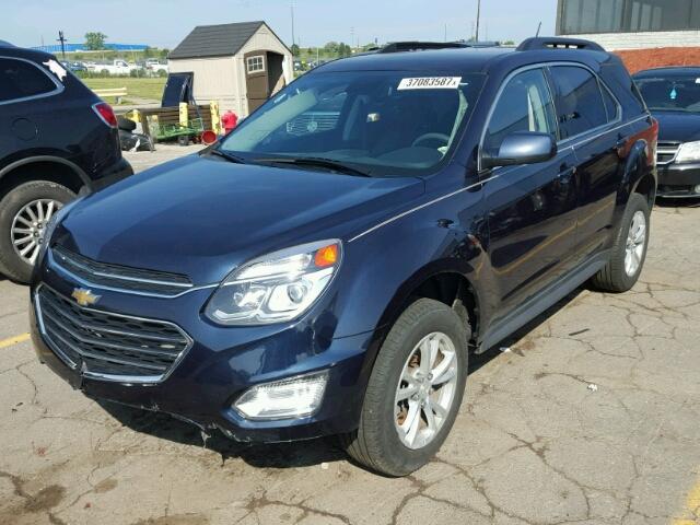 2GNALCEK6G1111133 - 2016 CHEVROLET EQUINOX BLUE photo 2