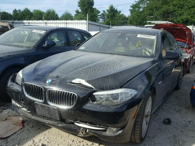 WBAFU7C58BC778463 - 2011 BMW 535 XI Czarny zdjęcie 2