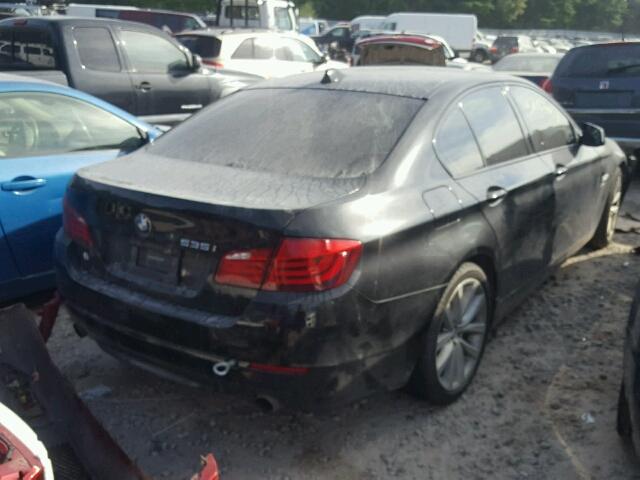 WBAFU7C58BC778463 - 2011 BMW 535 XI Czarny zdjęcie 4