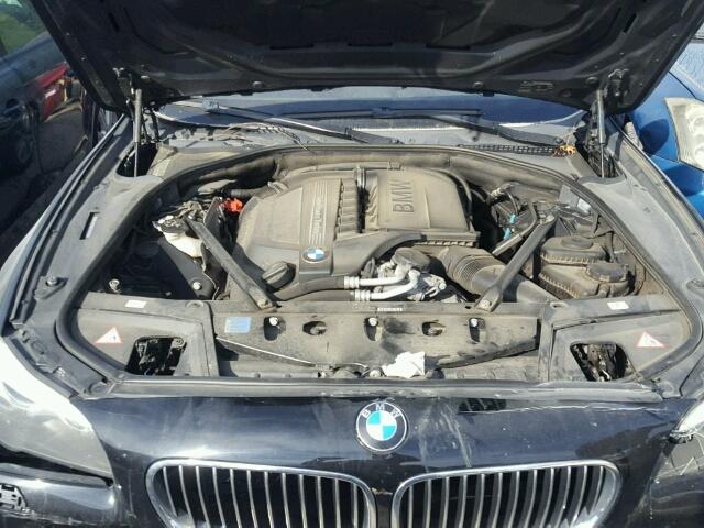 WBAFU7C58BC778463 - 2011 BMW 535 XI Czarny zdjęcie 7