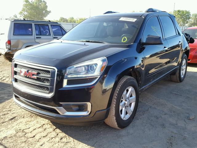 1GKKRNED3DJ266592 - 2013 GMC ACADIA SLE BLACK photo 2