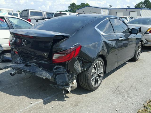 1HGCT2B85GA007504 - 2016 HONDA ACCORD EXL BLACK photo 4