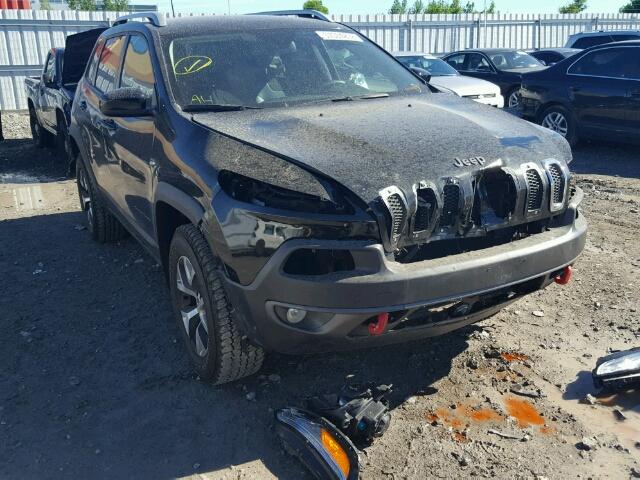 1C4PJMBS1GW129728 - 2016 JEEP CHEROKEE T BLACK photo 1