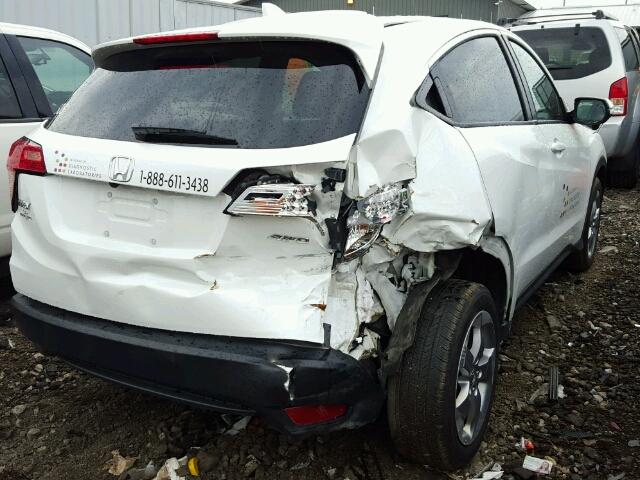 3CZRU6H55GM769464 - 2016 HONDA HR-V EX/EX WHITE photo 4