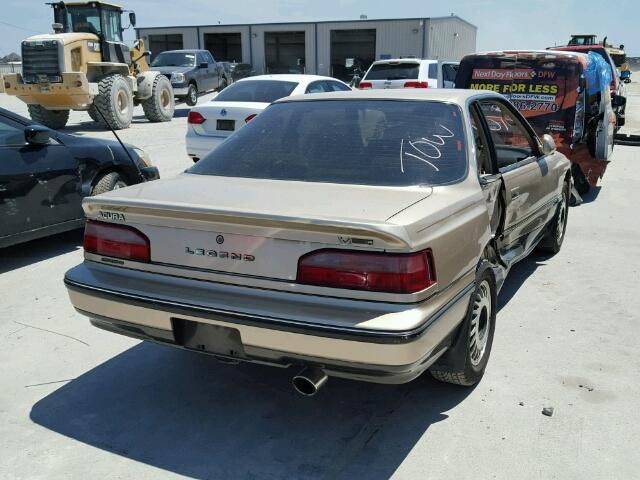 JH4KA3250LC007693 - 1990 ACURA LEGEND L GOLD photo 4