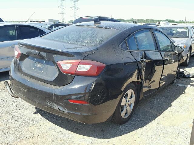 1G1BB5SM9G7287591 - 2016 CHEVROLET CRUZE LS BLACK photo 4