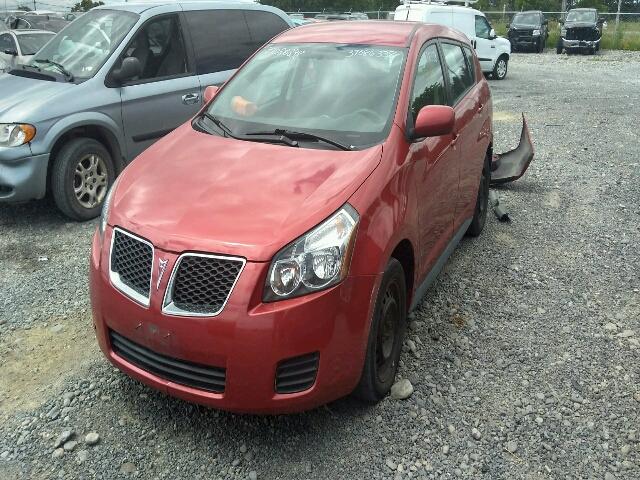 5Y2SP67829Z434450 - 2009 PONTIAC VIBE RED photo 2